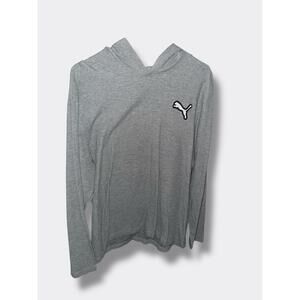 ❤️Puma Lightweight Gray Long Sleeve Hoodie XL